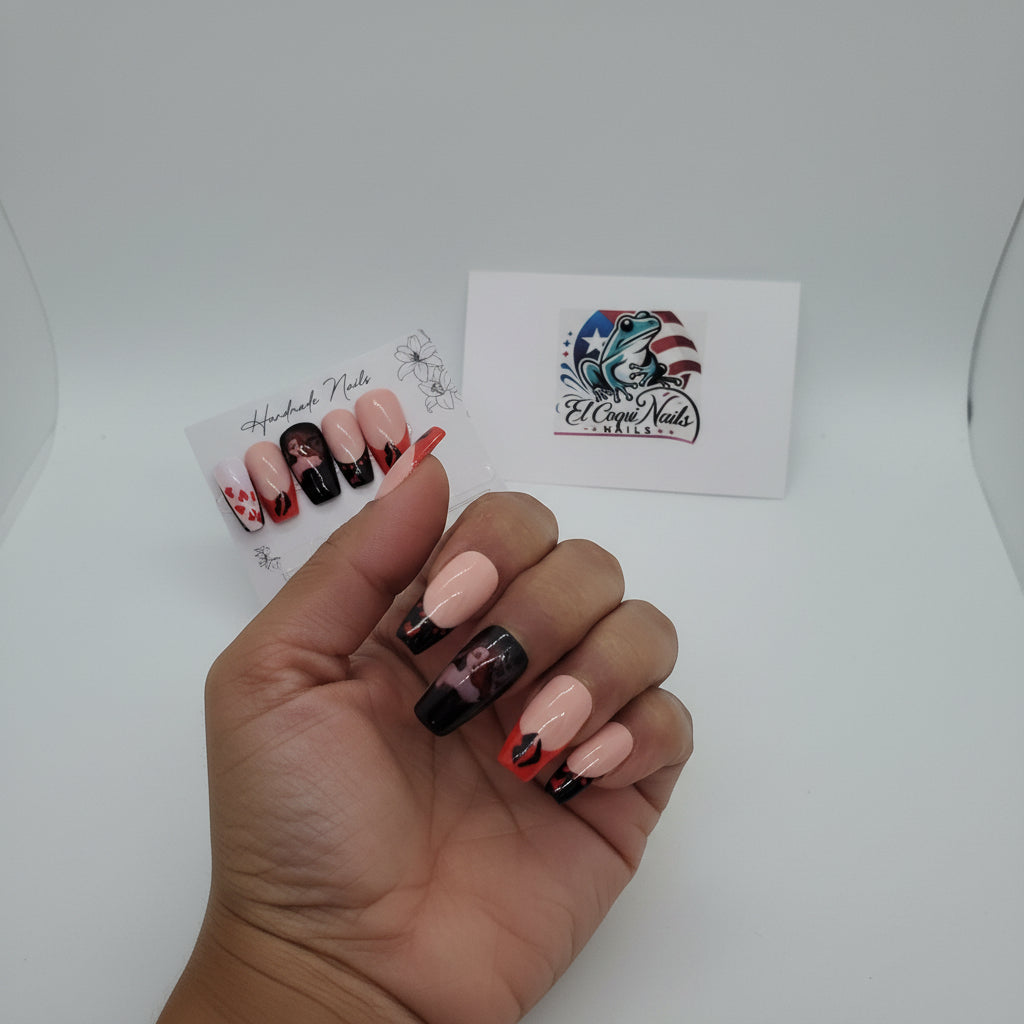 V-12 Jessica Rabbit Valentine Nails