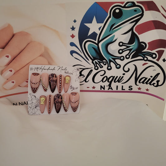 M-199 Cardi B Nails