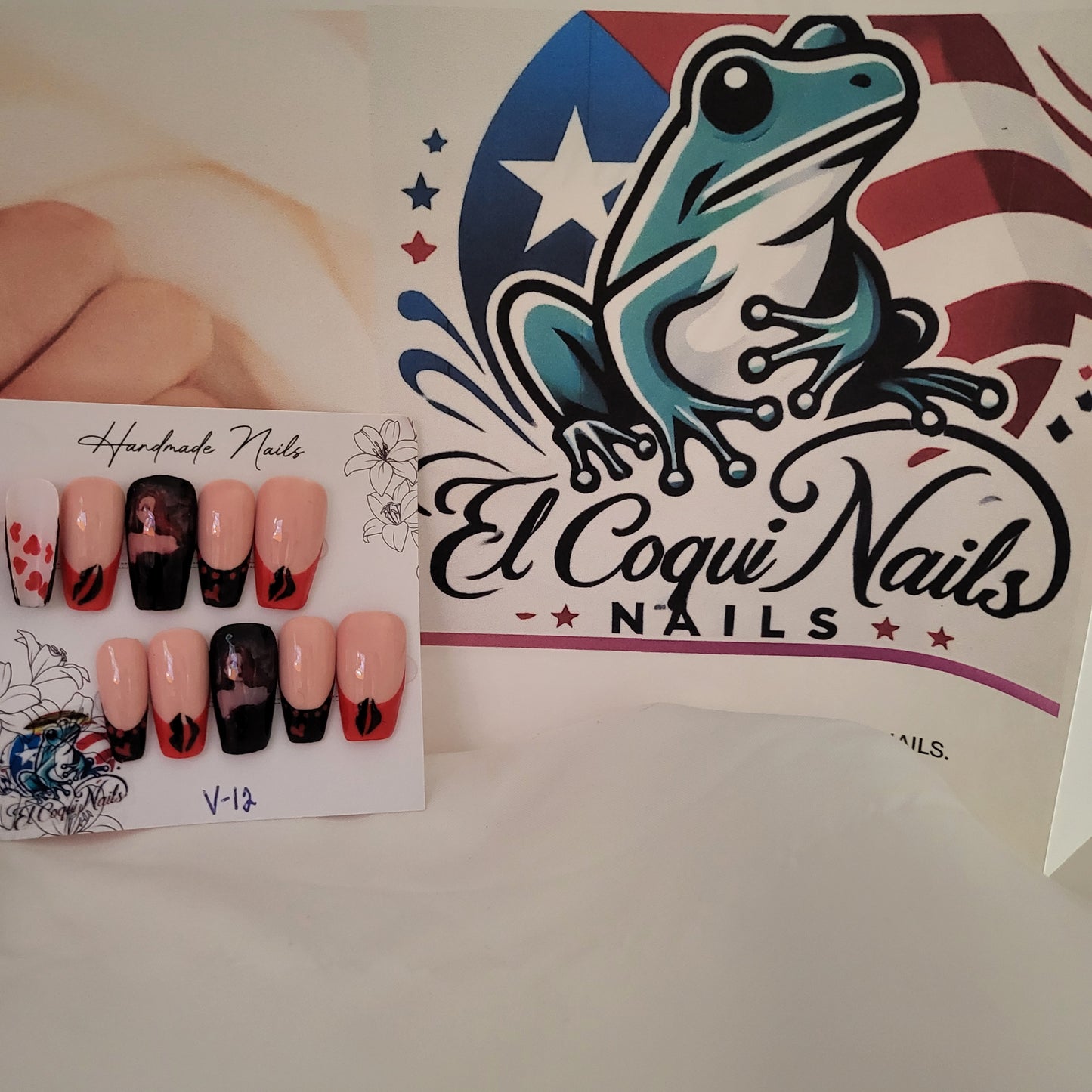 V-12 Jessica Rabbit Valentine Nails