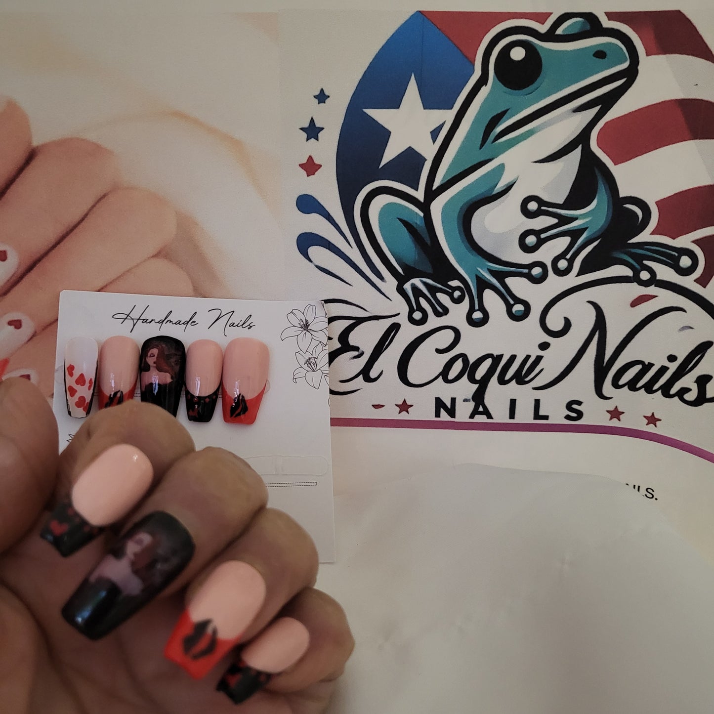 V-12 Jessica Rabbit Valentine Nails