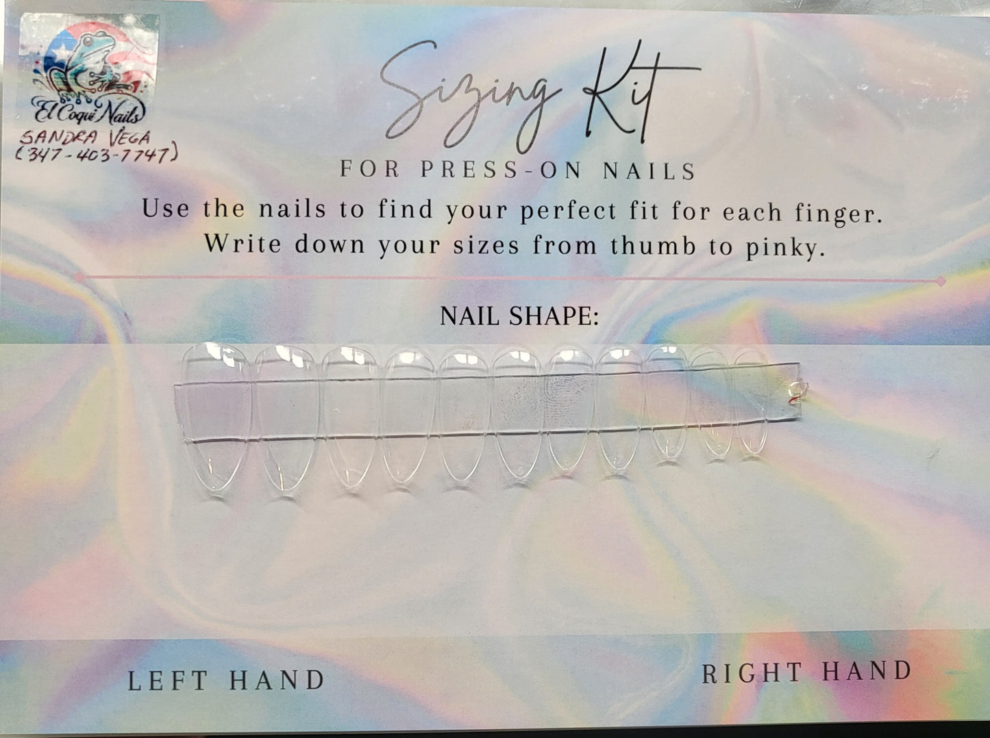 Nail Sizing Kits